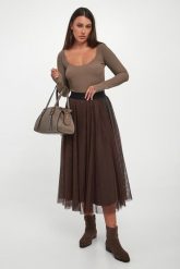 Spódnica tiulowa midi Fridi JOOP!. Spódnice Joop!, xxs, bez wzorów, z tiulu, midi. Za 959.00 zł.