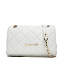 Torebka Valentino. Białe kopertówki Valentino, bez wzorów, bez dodatków. Za 449.99 zł.