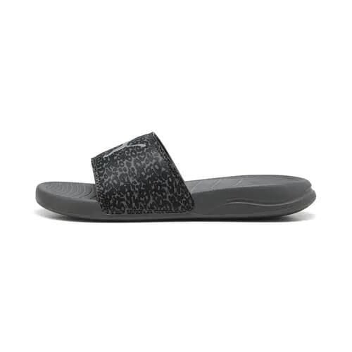 Klapki damskie Puma Popcat 20 Feline. Szare klapki Puma, bez wzorów, z materiału, bez obcasa, bez zapięcia. Za 242.00 zł.