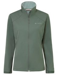 Kurtki Damska kurtka softshellowa Everhike. Zielone kurtki przejściowe sportowe Vaude, s, bez wzorów, z materiału, bez kaptura, trekkingowe. Za 510.80 zł.