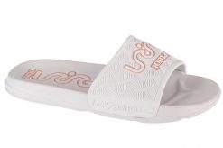 Klapki na basen damskie, S.Land Lady 24 SLALS. Białe klapki Joma, bez wzorów, z materiału, sportowe, bez obcasa, bez zapięcia. Za 49.99 zł.