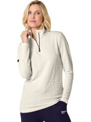 WITT WEIDEN Bluza w kolorze kremowym rozmiar: 48/50. Brązowe bluzy WITT WEIDEN, bez wzorów, bez ramiączek, bez kaptura. Za 51.95 zł.