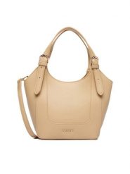 Lasocki Torebka CEO-LSK-M-003-09 Beżowy. Brązowe torebki klasyczne Lasocki, bez wzorów, z materiału, bez dodatków. Za 159.99 zł.