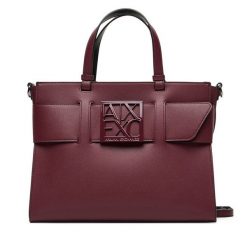 Torebka Armani Exchange. Czerwone torebki klasyczne Armani Exchange, bez wzorów, klasyczne, bez dodatków. Za 759.99 zł.