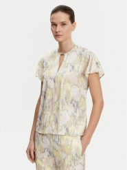 Calvin Klein Bluzka K20K208191 Kolorowy Regular Fit. Bluzki Calvin Klein, bez wzorów, z wiskozy, bez kołnierzyka, bez ramiączek. Za 219.99 zł.