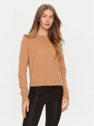 ViCOLO Sweter 22044S Brązowy Regular Fit. Brązowe swetry ViCOLO, m, bez wzorów, z wełny, bez ramiączek. Za 249.99 zł.