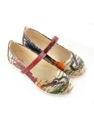 Goby Baleriny w kolorze beżowym ze wzorem rozmiar: 36. Brązowe baleriny Goby, bez wzorów, z okrągłym noskiem, bez obcasa, bez zapięcia. Za 173.99 zł.