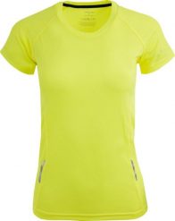 Bluza sportowa Jumper krótki rękaw - 100% poliester. Żółte bluzy bez kaptura VOXOM, xs, bez wzorów, z materiału, bez kaptura, do piłki nożnej. Za 98.99 zł.