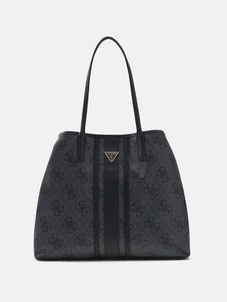 Guess Torebka 181360 Czarny. Szare shopper bag Guess, z aplikacjami, ze skóry, bez dodatków. Za 442.99 zł.