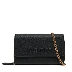 Portfel Valentino. Czarne portfele Valentino, bez wzorów. Za 209.99 zł.