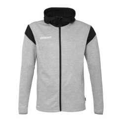 Bluza dresowa z kapturem Uhlsport Squad 27. Czarne bluzy z kapturem Uhlsport, xl, bez wzorów, z dresówki, z kapturem, do piłki nożnej. Za 213.50 zł.