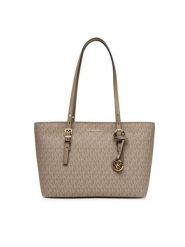 MICHAEL Michael Kors Torebka Quinn 30T5GQNT2V Beżowy. Brązowe torebki klasyczne MICHAEL Michael Kors, bez wzorów, ze skóry, bez dodatków. Za 899.99 zł.