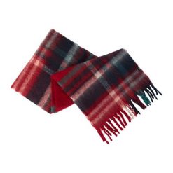Szalik Zimowy Lewes W Kratę. Czerwone szaliki i kominy Trespass, na zimę, bez wzorów, z materiału. Za 52.99 zł.