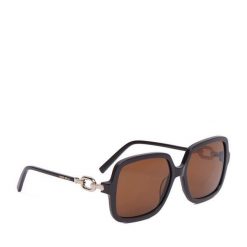 Okulary przeciwsłoneczne Nine West. Brązowe okulary przeciwsłoneczne Nine West, bez wzorów. Za 149.99 zł.