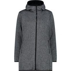 Kurtka parka damska z odpinanym kapturem CMP. Niebieskie kurtki CMP, bez wzorów, z dzianiny. Za 340.05 zł.