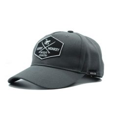 Czapka Trucker - 5 paneli - Poliester z recyklingu (Szary). Szare czapki z daszkiem SURF MONKEY, bez wzorów, z poliesteru, sportowe. Za 159.95 zł.
