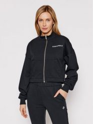 Converse Bluza 10022978-A01 Czarny Regular Fit. Czarne bluzy Converse, l, bez wzorów, z bawełny, bez ramiączek, bez kaptura. Za 159.99 zł.