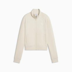 Bluza damska Puma ESS SLIM TRACK DK beżowa 63432387 r S. Brązowe bluzy Puma, l, bez wzorów, klasyczne, bez ramiączek, bez kaptura. Za 167.80 zł.