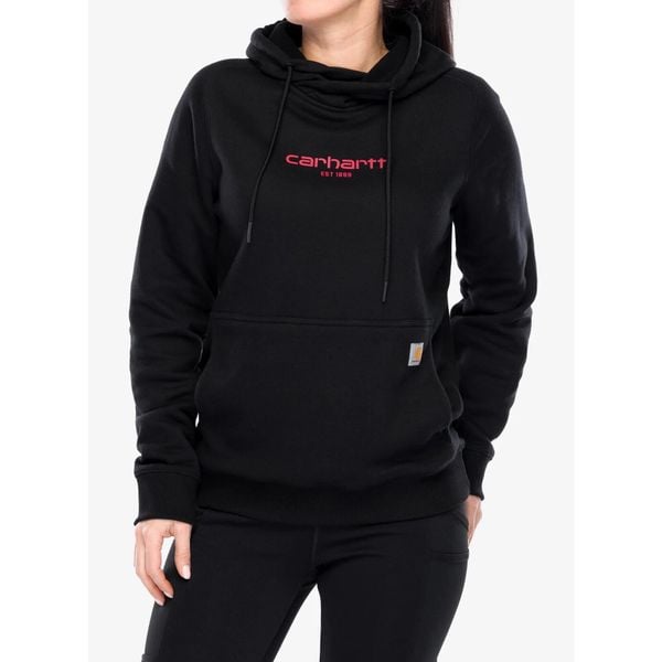 Bluza z kapturem damska Carhartt Force Lightweight Sweatshirt. Czarne bluzy Carhartt, m, bez wzorów, z kapturem. Za 282.99 zł.