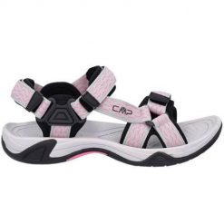 Buty do chodzenia damskie CMP Hamal Hiking. Czerwone buty trekkingowe CMP, z materiału, bez zapięcia. Za 238.00 zł.