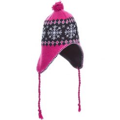 Czapka zimowa ASPEN uszatka różowa CHIEMSEE CH-001-PI. Czerwone czapki zimowe bez wzorów. Za 14.99 zł.