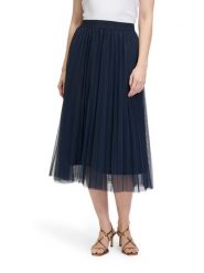 BETTY & CO Spódnica w kolorze granatowym rozmiar: 44. Niebieskie spódnice Betty & Co, na co dzień, bez wzorów, midi, proste. Za 73.95 zł.