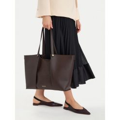 Torebka GINO ROSSI. Brązowe shopper bag Gino Rossi, bez wzorów, bez dodatków. Za 329.99 zł.