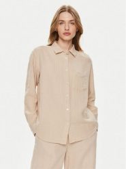 Gap Koszula 885282-04 Beżowy Relaxed Fit. Brązowe koszule GAP, s, bez wzorów, z bawełny, bez kołnierzyka, bez ramiączek. Za 159.99 zł.