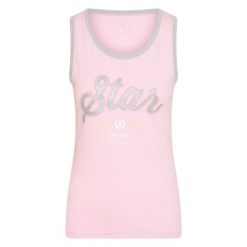 Damski tank top Imperial Riding Shimmer. Czerwone topy IMPERIAL RIDING, bez wzorów, sportowe, bez kołnierzyka, bez ramiączek. Za 140.50 zł.