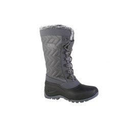 Buty zimowe damskie, CMP Nietos. Czarne trekkingi CMP, bez wzorów, z materiału, bez zapięcia, outdoorowe. Za 559.99 zł.