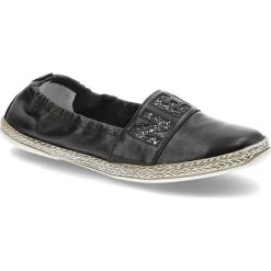 Czarne Espadryle Lemar Wygodne Skórzane Buty Damskie. Czarne espadryle Lemar, z aplikacjami, ze skóry, bez obcasa, na obcasie. Za 159.00 zł.