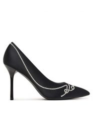 KARL LAGERFELD Szpilki Sarabande KL30906P Czarny. Czarne szpilki KARL LAGERFELD, bez wzorów, z materiału, bez obcasa, na szpilce, bez zapięcia. Za 794.99 zł.