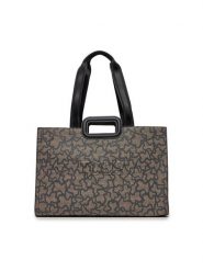 TOUS Torebka Kaos Icon 395910191 Brązowy. Brązowe shopper bag tous, bez wzorów, ze skóry, bez dodatków. Za 1,099.00 zł.