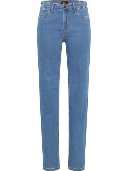 Lee Dżinsy "Marion" - Regular fit - w kolorze błękitnym rozmiar: W30/L31. Niebieskie jeansy Lee, l, z aplikacjami, z bawełny, klasyczne, z podwyższonym stanem. Za 143.90 zł.