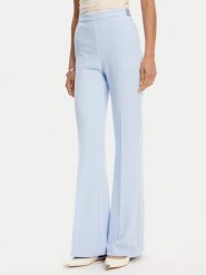 Imperial Spodnie palazzo P3E9JAW Błękitny Wide Leg. Niebieskie spodnie materiałowe Imperial, bez wzorów, z materiału. Za 299.99 zł.