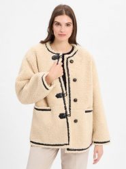 Marie Lund kurtka wełniana Kobiety beżowy, 40. Brązowe kurtki Marie Lund, bez wzorów, z materiału, eleganckie, bez kaptura. Za 379.95 zł.