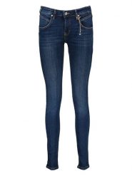 MAVI Dżinsy "Adriana" - Skinny fit - w kolorze granatowym rozmiar: W26/L30. Niebieskie jeansy Mavi, l, z aplikacjami, ze skóry. Za 144.95 zł.