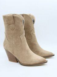 Bellucci Botki w kolorze beżowym na obcasie rozmiar: 36. Brązowe botki Bellucci, bez wzorów, eleganckie, bez obcasa, na obcasie, bez zapięcia. Za 169.95 zł.