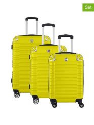 Geographical Norway 3-częściowy zestaw "Sourcing" w kolorze żółtym rozmiar: onesize. Żółte walizki Geographical Norway. Za 347.99 zł.