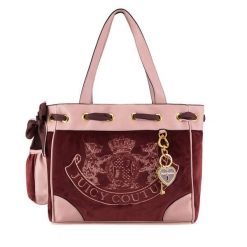 Torebka Juicy Couture. Czerwone torebki klasyczne Juicy Couture, bez wzorów, klasyczne, bez dodatków. Za 389.99 zł.