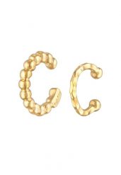 Elli Damski zestaw nausznic z młotkowanymi kulkami ze srebra 925 Sterling Silver Kolczyki 1 ct. Szare kolczyki Elli, srebrne. Za 178.99 zł.