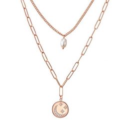 Valero Pearls Stal nierdzewna Preciosa Perła hodowlana słodkowodna Naszyjniki 1 ct Damski. Białe naszyjniki Valero Pearls, z materiału, z perłą, ze stali. Za 359.99 zł.
