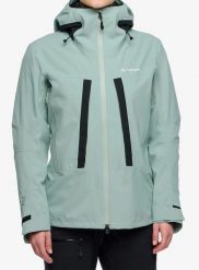 Kurtka w góry damska Vaude Monviso 2,5L Jacket. Zielone kurtki Vaude, l, bez wzorów, z materiału, bez kaptura. Za 945.99 zł.