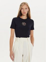 Tommy Hilfiger T-Shirt Nautical Graphic WW0WW43652 Niebieski Slim Fit. Niebieskie t-shirty Tommy Hilfiger, xxs, bez wzorów, z bawełny, bez kołnierzyka, bez ramiączek. Za 89.99 zł.