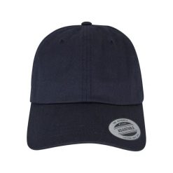 Niskoprofilowa Czapka Z Daszkiem Dla Dorosłych Unisex Classic Cotton Twill. Niebieskie czapki z daszkiem FLEXFIT, bez wzorów. Za 67.99 zł.