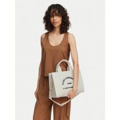 Torebka KARL LAGERFELD. Białe torebki klasyczne KARL LAGERFELD, bez wzorów, klasyczne, bez dodatków. Za 849.99 zł.