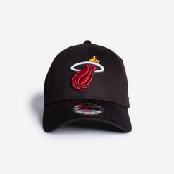 Czapka z daszkiem do koszykówki New Era NBA Miami Heat. Czapki z daszkiem New Era, z aplikacjami, z bawełny, eleganckie. Za 119.99 zł.
