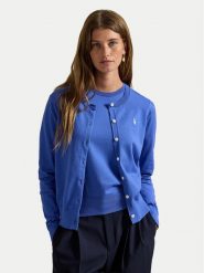 Polo Ralph Lauren Kardigan 211971871500 Niebieski Regular Fit. Niebieskie swetry Polo Ralph Lauren, xs, bez wzorów, z bawełny, bez ramiączek. Za 859.99 zł.