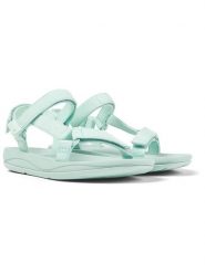 Camper Sandały w kolorze turkusowym rozmiar: 39. Niebieskie sandały Camper, bez wzorów, klasyczne, z otwartym noskiem, bez obcasa, bez zapięcia. Za 153.71 zł.