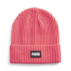 Czapka Puma Ribbed Classic Cuff Beanie. Brązowe czapki zimowe Puma, bez wzorów, prążkowane, klasyczne. Za 82.00 zł.